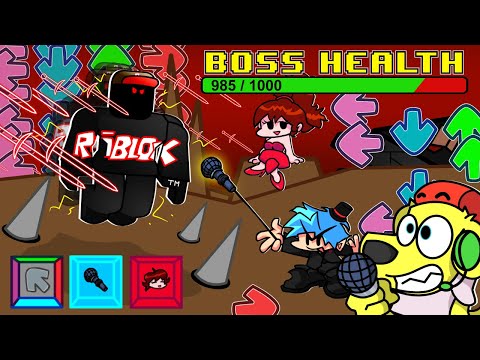 FNF BOSS FIGHT! Friday Night Funkin vs Roblox GUEST 666... FNF Mods #43