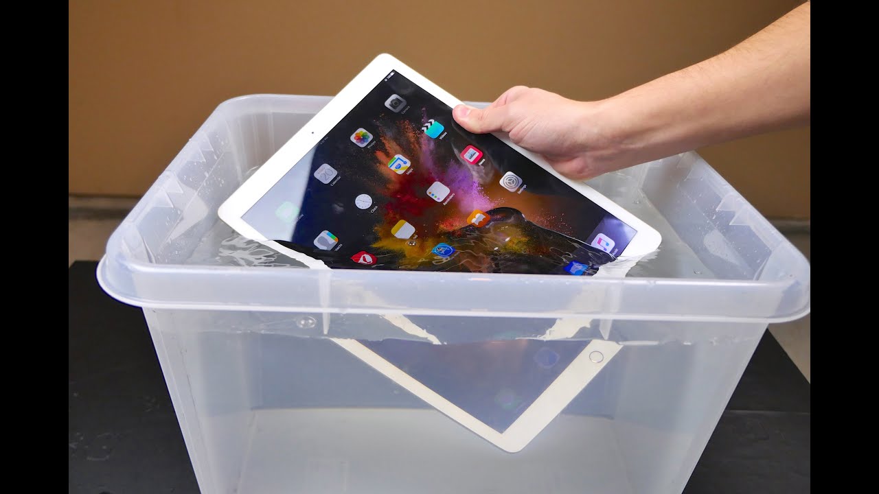 iPad Pro Water Test - Waterproof or Water Resistant?