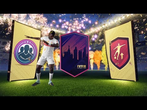 INSANE WALKOUT IN GUARANTEED BOARD DROP PACKS! FIFA 18 2 PLAYER PACK OPENING!
