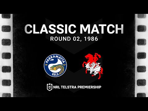 Historic day for Eels as they open Parramatta Stadium  | Round 2 1986 Match Highlights | NRL