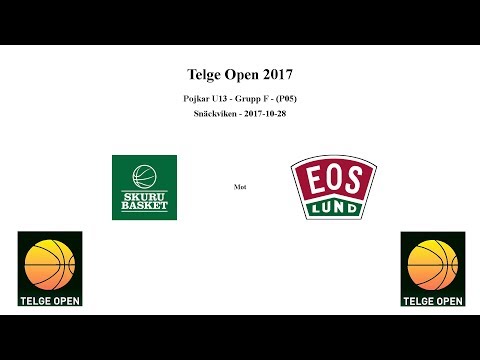Skuru Basket (P05) mot IK EOS Lund - Telge Open - 2017-10-28