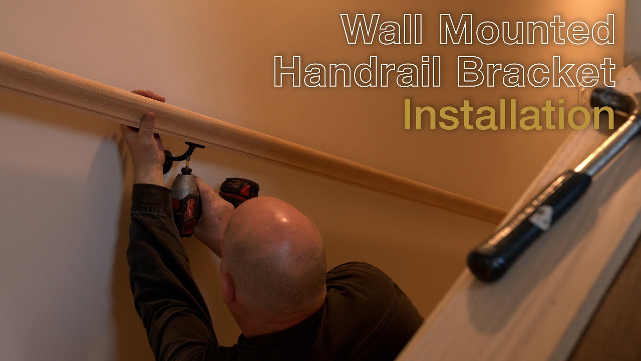 Wall Mounted Handrail Bracket Installation