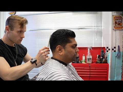 LEO took 1 HOUR for CLASSIC haircut & style ASMR 24x7 Sleep therapy