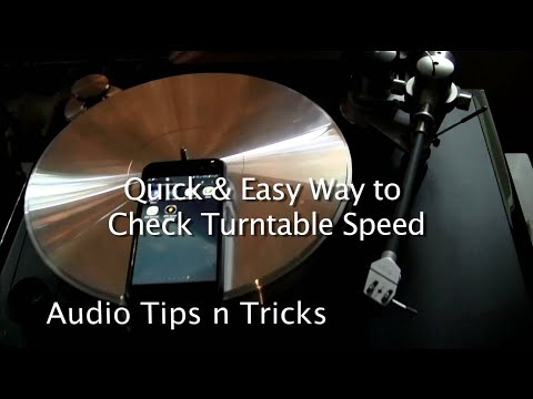 Quick & Easy Way to Check Turntable Speed