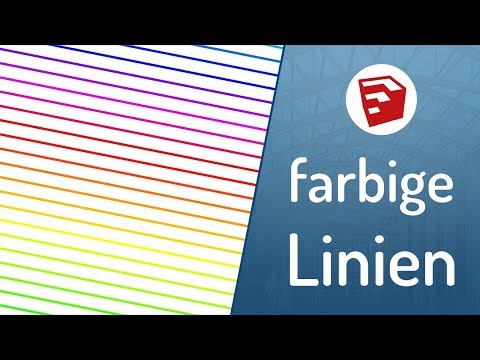 [SketchUp] Farbe von Kanten und Linien ändern | QuickTipp