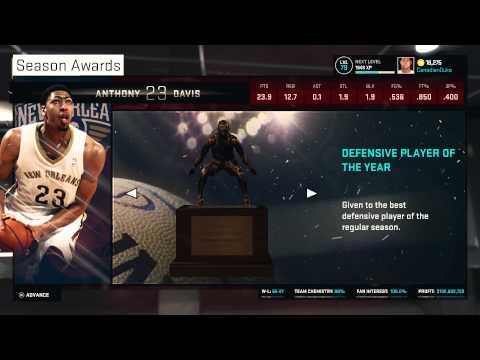 NBA2K15 All-Sim My Gm Mode - New York Knicks #9 (PS4)