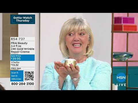 PRAI Beauty 3.4 oz. 24K Gold Wrinkle Repair Creme in Cor...