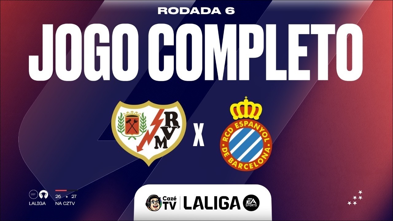 JOGO COMPLETO: RAYO VALLECANO X ESPANYOL | LALIGA 26/27 | 6ª RODADA