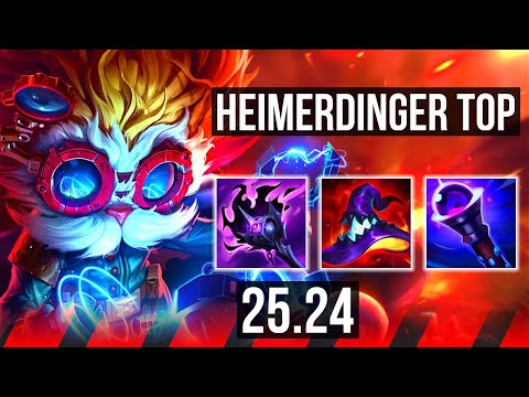 HEIMERDINGER vs AATROX (TOP) | EUW Challenger | 25.24