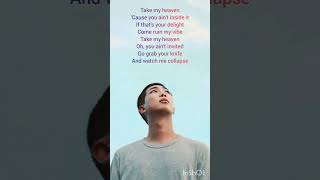 Download lagu Heaven (eng lyrics) #kimnamjoon #Rm #rightplacewrongperson #album #bts #kpop #song #lyrics mp3