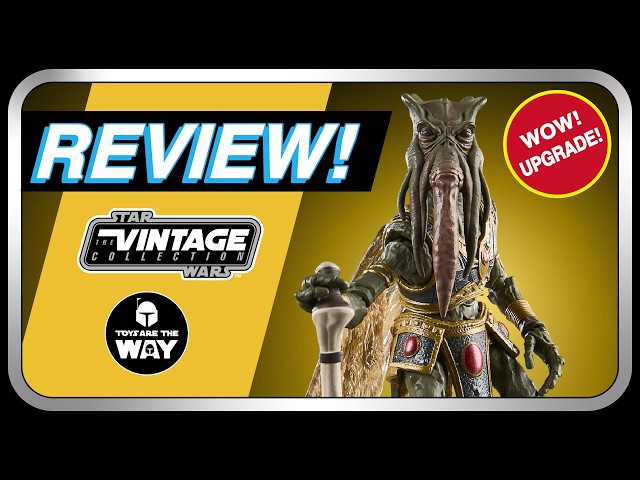 Vídeo relacionado con Star Wars La colección Vintage, Poggle el Menor, Ataque de los Clones, Figura Coleccionable de 9,5 cm