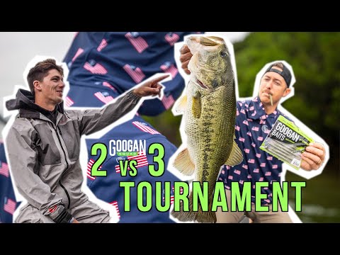 Googan 2V2 BEST 5 Bass FISHING TOURNAMENT! ( BONUS ROTATING ANGLER )