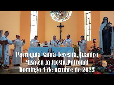Santa Teresita del Niño Jesús. Fiesta patronal en Juanicó, 1 de octubre de 2023.