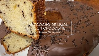 BIZCOCHO DE LIMÓN CON CHOCOLATE | Muy fácil!