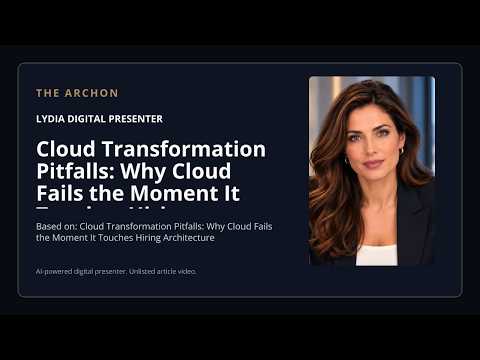 Cloud Transformation Pitfalls: Why Cloud Fails the Moment It Touches Hiring Architecture thumbnail