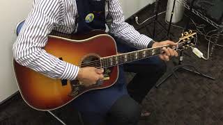 Video thumbnail for Gibson Hummingbird Deluxe Rwbサウンドチェック動画 by 島村楽器 名古屋パルコ店