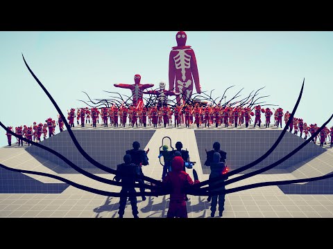 SWAT vs 100 Units Zombies EVERY BOSS UNIT #4 😱 – Totally Accurate Battle Simulator TABS