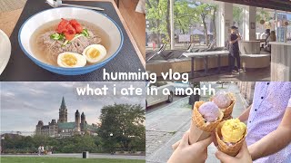 🇨🇦med student vlog._.what I ate in a month, hanging out with friends, cooking vlog