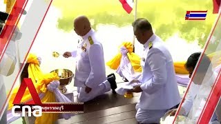 Thailand collects sacred water for king’s coronation