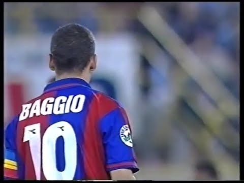 Bologna - Roma (Serie A 1997-1998) Baggio, Totti, Paulo Sergio, Cafu, Balbo, Delvecchio, Fontolan