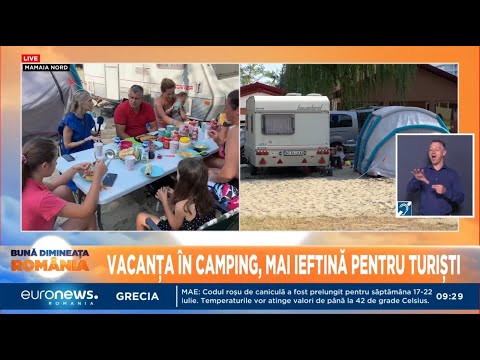 Vacanța în camping, mai ieftină pentru turiști