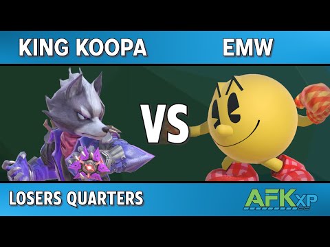 Rise of Norcal 28 Losers Quarters - King Koopa (Wolf) vs. EMW (Pac-Man) SSBU