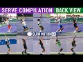 Serve Compilation Slow Motion Alcaraz Djokovic Sinner Zverev Rublev Shelton