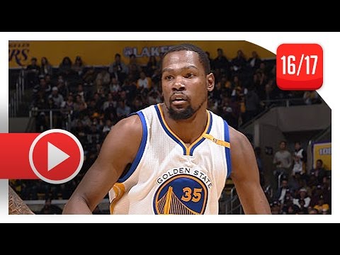 Kevin Durant Full Highlights vs Lakers (2016.11.25) - 29 Pts, 9 Ast (GSW Feed)