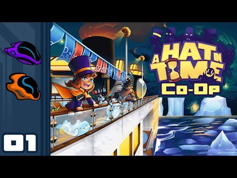 Let's Play A Hat In Time: Seal The Deal Co-Op - PC Gameplay Part 1 - Two Hats Are Better Than One!
