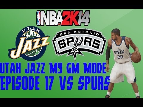 NBA 2K14 Utah Jazz My Gm Mode Ep.17 Season Coming To An End vs Spurs