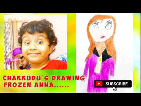 Ashvika drew Anna from Disney!❄|✨Hrithash✨| #frozen #frozen2 #elsaandanna @hrithash7037