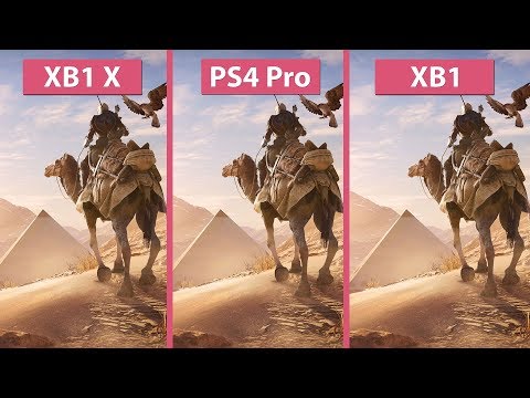 Assassin's Creed Origins – Xbox One X vs. PS4 Pro vs. Xbox One Graphics Comparison 4K UHD