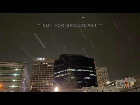 01-21-2022 Norfolk, VA - Winter Weather Advisory - Snowy Interstate System