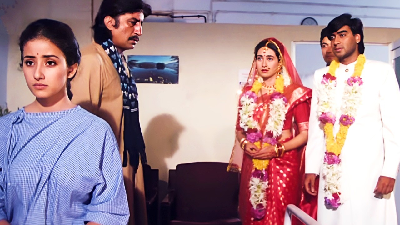 Apne Pyaar Ki Jaan Bachane Ke Liye Dev Ne Di Qurbaani 💔 | Ajay Devgn, Karisma Kapoor | Dhanwan Movie