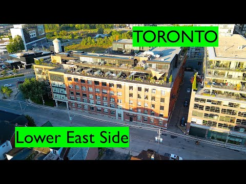 TORONTO  Lower East Side  Drone Flight - DJI Mini 3 Pro