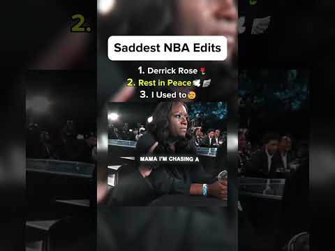 Saddest NBA Edits😢😭 #nba #derrickrose #sadedits #basketball
