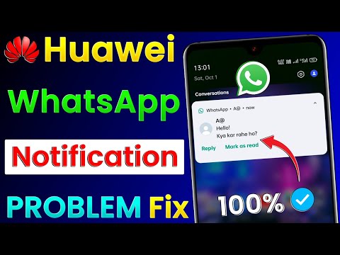 Huawei WhatsApp Notification Problem Solve ! How To Fix WhatsApp Notification Problem In Huawei
