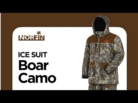 Costum Norfin Boar Camo Winter Fishing Suit