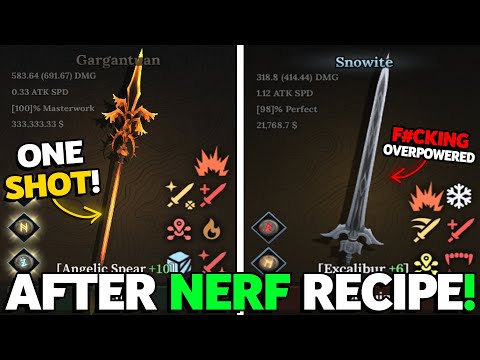 How To Make ALL BEST *ONE SHOT* Weapons... in The Forge Roblox!