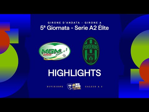 MGM 2000-Pordenone 8-3 | Goals and highlights | Matchday 5 | Serie A2 Elite 2025/2026 - Group A