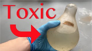 Extracting A toxic chemical from an Antique fire Extinguisher.