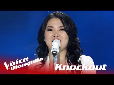 Munkhzul - "Cry me out" | The Knock Out | The Voice of Mongolia 2018
