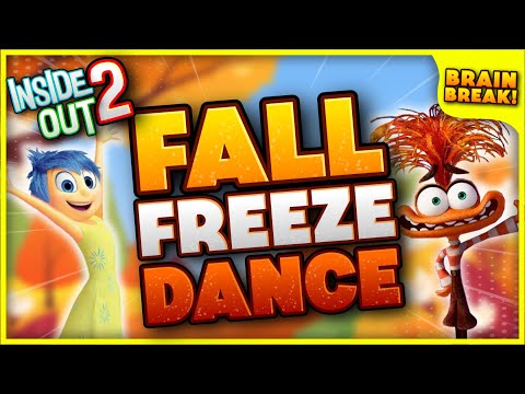 Inside Out Fall Freeze Dance! | Autumn Brain Break | Just Dance | Danny Go Noodle