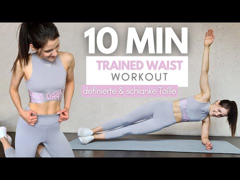 10-MIN SLIM WAIST WORKOUT | Train & define your obliques | Tina Halder