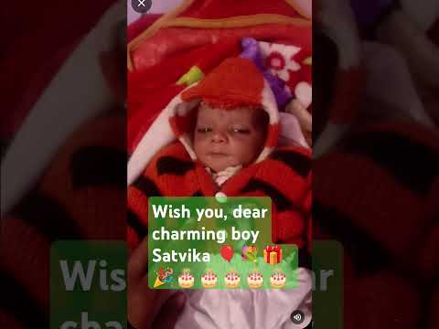 Wish you happy birthday my dear charming boy Satvika 🎉🎁🎉🎁🎉💗🎉💗🎉💗🎉💗
