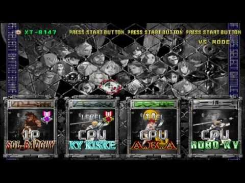 Guilty Gear Isuka Opening and All Characters [PS2]