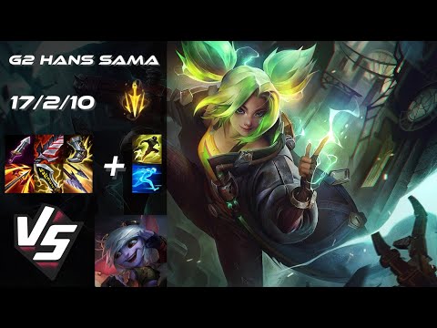 G2 Esports Hans Sama BOTTOM Zeri vs Tristana - EU Challenger Patch 25.S2.2