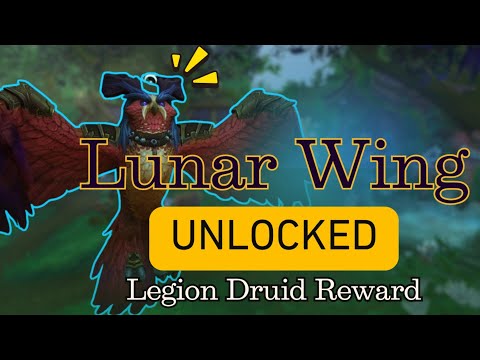 How to Unlock the Lunarwing Flight Form 🦉 | Legion Druid Reward (Red Variant)