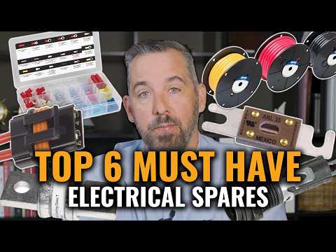 TOP 6 Electrical Spares Jeff Keeps On His Boat!