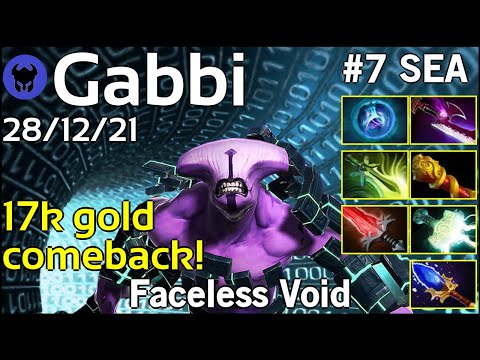 Gabbi [TNC] plays Faceless Void!!! Dota 2 7.20